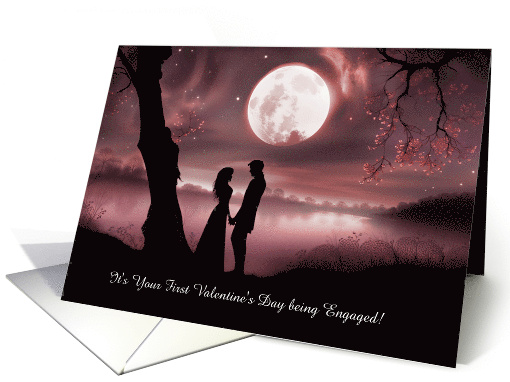 1st Valentine's Day as an Engaged Couple Moon Water... (1798040)