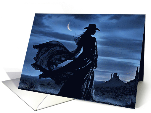 Divorce Breakup Encouragement Beautiful Strong Woman Southwestern card