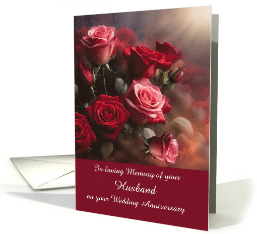 In Remembrance of Husband on Wedding Anniversary Roses... (1838192)