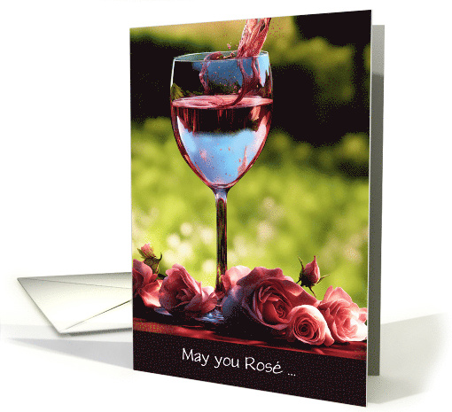 Mothers Day General Rose Wine and Roses Blush Splash in... (1841680)