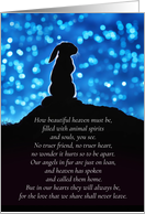 Bunny Rabbit Sympathy Loss Of Pet Spiritual Animals in Heaven card