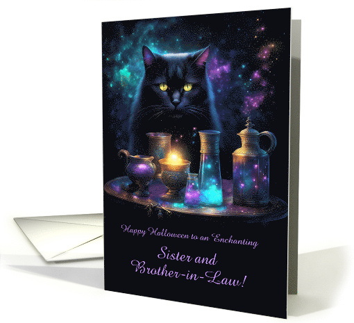 Sister and Brother in Law with Cute Black Cat Fantasy... (1851950)