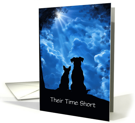 Dog Sympathy Loss of Dog General Customizable Cover Text card