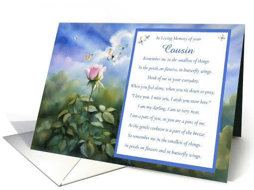 Cousin Remembrance Anniversary of Death with Spiritual... (1856624)