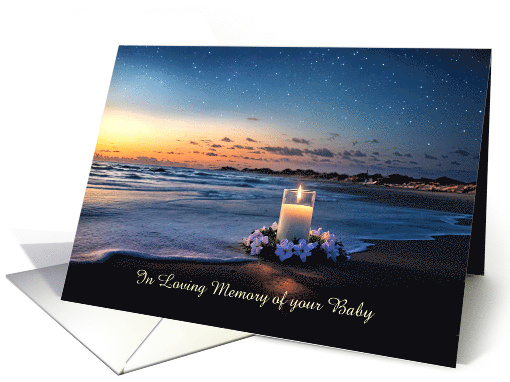 Stillborn Sympathy Loss of Baby Memorial Candle on the... (1882588)