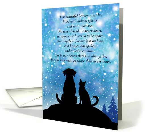 Christmas in Remembrance of Pet Dog or Cat Spiritual Poem... (1890878)