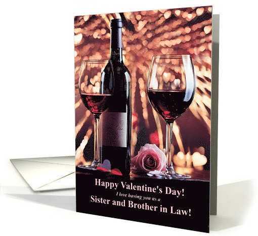 Sister Brother in Law Husband Happy Valentines Day Funny... (1893906)