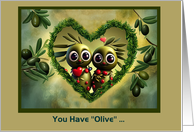 Happy Valentines Day From Us Couple both of Us Cute and Funny Custom card
