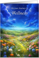 Get Well Feel Better Wellness Pretty Path Through Flower Field card