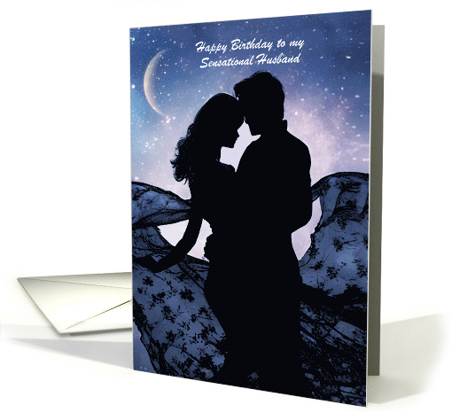 Husband Happy Birthday Romance with Couple Crescent Moon... (1921156)