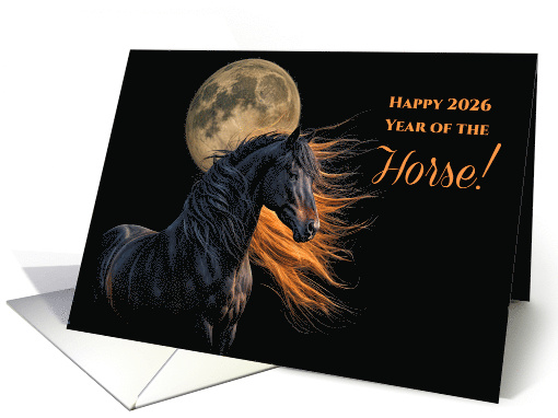 Chinese New Year 2026 Year of the Horse with Moon and... (1934176)