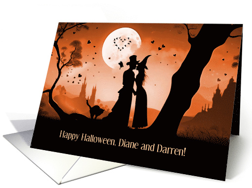 Halloween Personalized Names for Couple on Halloween Cute... (1940250)