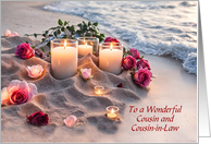Cousin and Wife Husband Cousin in Law Happy Valentines Day Custom card