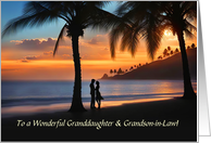 Granddaughter and Husband Grandson in Law Anniversary Beach Custom