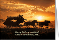 Friend Happy Birthday Cute and Funny Cowgirls Country Western Custom
