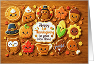 First of 1st Thanksgiving in Your New Home with Cute Decorated Cookies