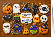 First or 1st Halloween in New Home Cute Halloween Cookies Sweet