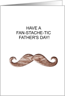 Father’s Day Mustache Fun Card for Dad card