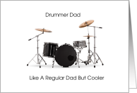 Drum Drummer Dad Father’s Day card