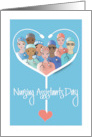 Nursing Assistants Day 2025 White Stethoscope and Nursing Assistants card