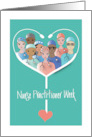 Nurse Practitioner Week White Stethoscope NP Week Nurse Practitioners card