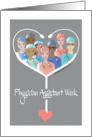 Physician Assistant Week White Stethoscope with Physician Assistants card