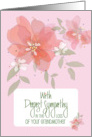 Hand Lettered Sympathy for Loss of Grandmother Watercolor Flowers card