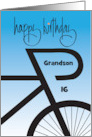 Abstract Bike Birthday with Custom Relationship and Custom Age card
