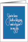 Hand Lettered Forgiveness You’ve Been Blessing and Lesson in My Life card