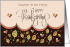 Hand Lettered Thanksgiving Fall Leaves Hearts for Custom Relationship card