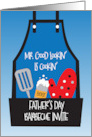 Invitation to Father’s Day Barbecue Mr. Good Lookin’ is Cookin’ Apron card