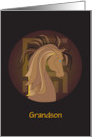 2026 Year of the Horse Custom Relationship Stylized Horse in Circle card