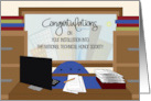 Hand Lettered Installation National Technical Honor Society NTHS Desk card