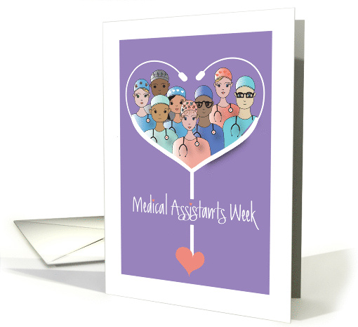 Medical Assistants Week MAR White Stethoscope & Medical... (1772238)