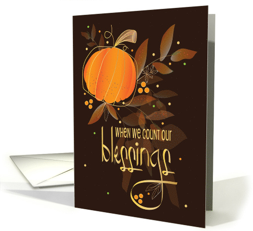 Hand Lettered When We Count Our Blessings Thanksgiving... (1774250)