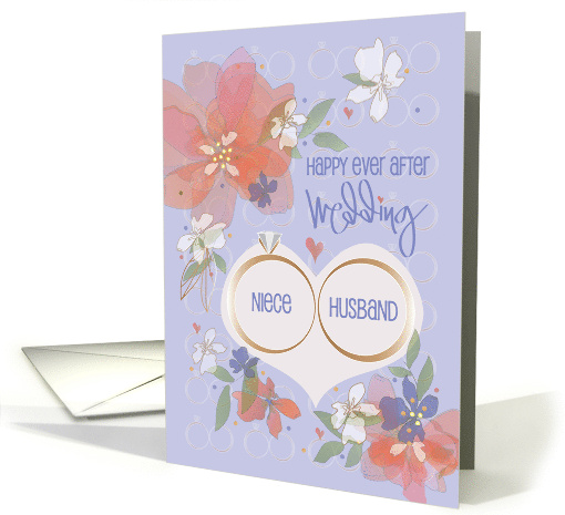 Hand Lettered Floral Wedding for Niece and Husband Two... (1775556)