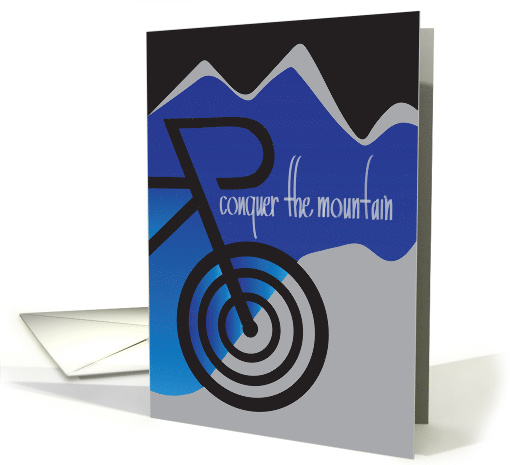 Hand Lettered Conquer the Mountain Good Luck Mountain... (1779430)