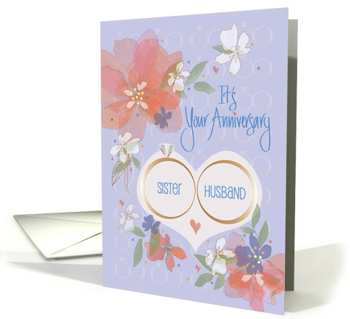 Hand Lettered Anniversary for Sister and Husband Flowers... (1779866)