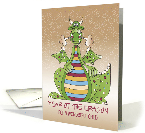 Hand Lettered Year of the Dragon for Kids with Green... (1780492)