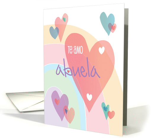 Hand Lettered Grandparents Day Abuela Para Da de Los Abuelos card
