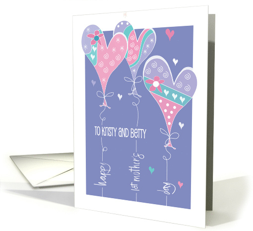 Hand Lettered First Mother's Day Decorated Balloon Trio... (1796414)