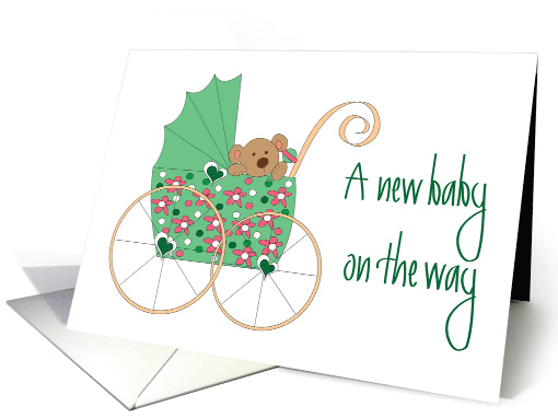 Hand Lettered Christmas for Expectant Parents Bear in... (1848176)