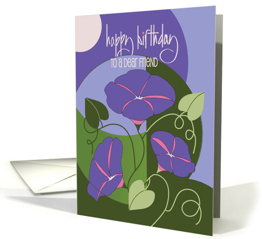 Hand Lettered Friend's Birthday Month Flower September... (1859512)