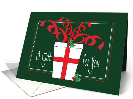 Hand Lettered Christmas Gift Card for You Package and... (1864142)