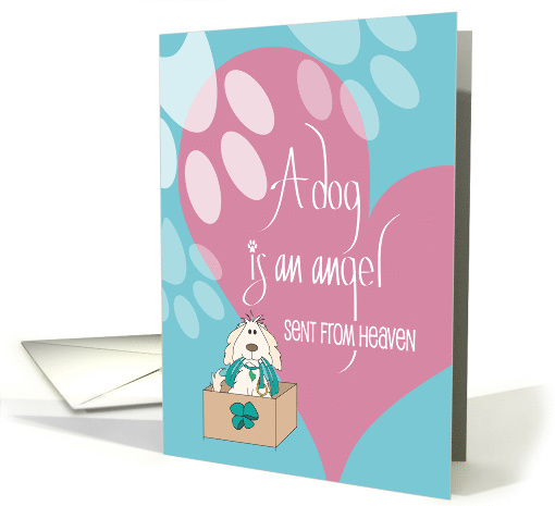 Hand Lettered Gotcha Day Anniversary for Dog Angel Sent... (1866886)