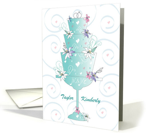 Hand Lettered Spring Holiday Wedding with Summer Cake... (1868058)