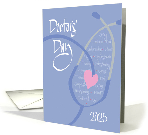 Hand Lettered Doctors' Day 2025 Lavender Female Doctor... (1872216)
