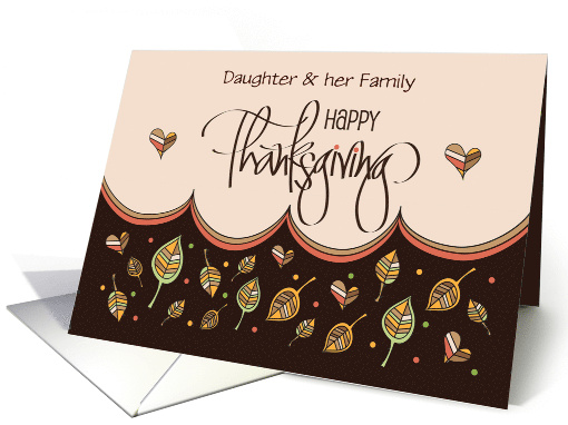 Hand Lettered Thanksgiving Fall Leaves Hearts for Custom... (1875852)