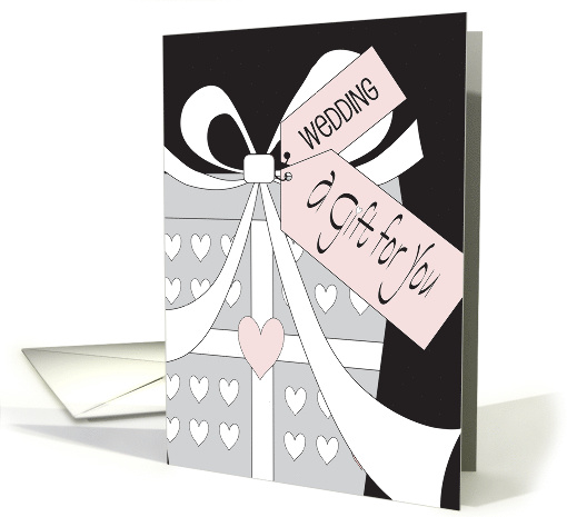 Hand Lettered Wedding Gift for You Heart Covered Present... (1878790)
