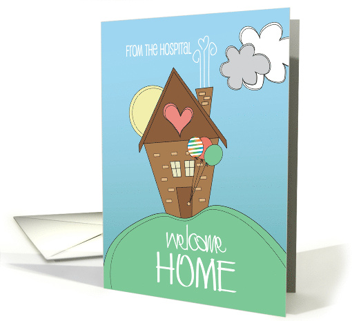 Hand Lettered Welcome Home from the Hospital Cottage with... (1878934)